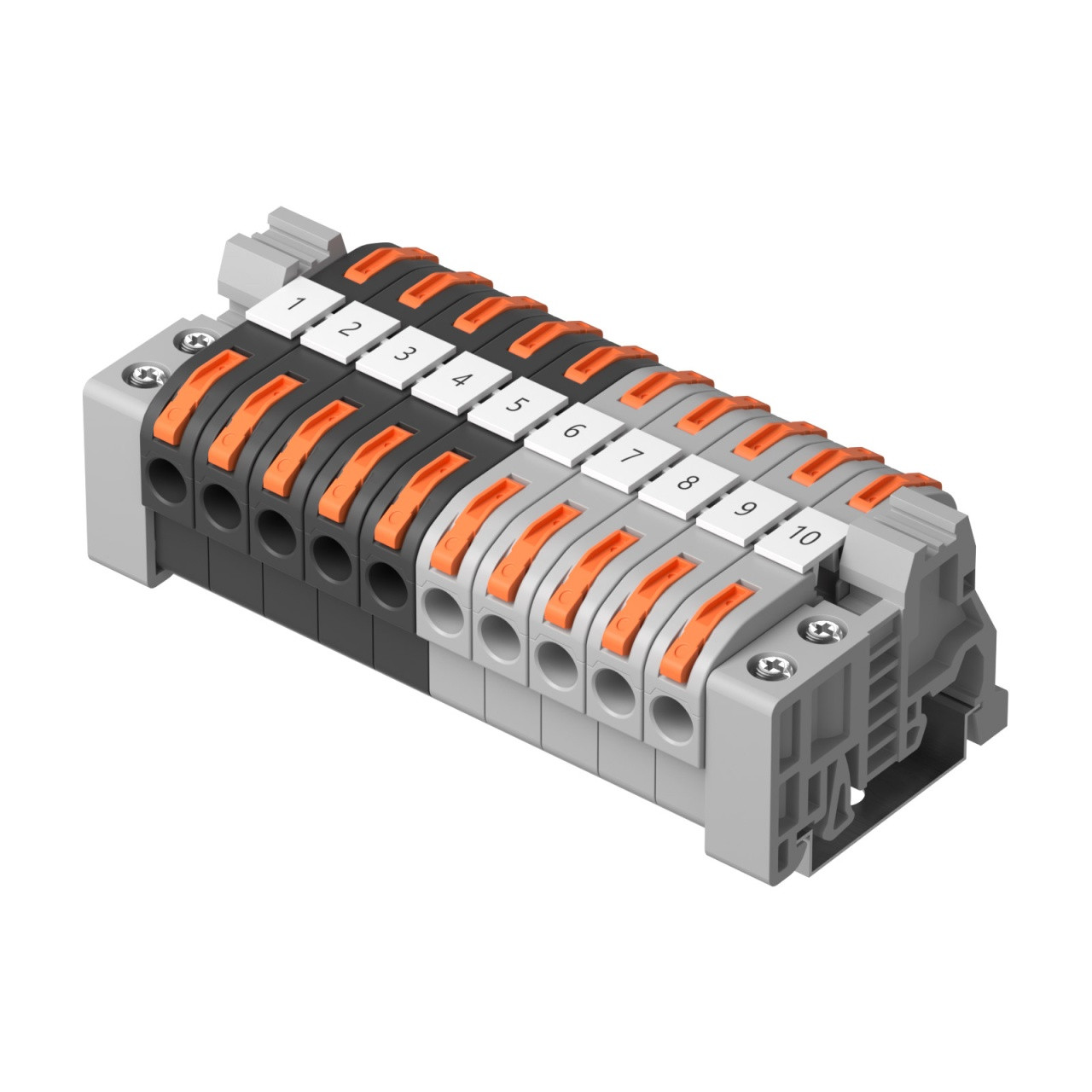 sonoff din rail wire connectors d211 - bloc terminal cu parghie pentru sina din, conectare rapida